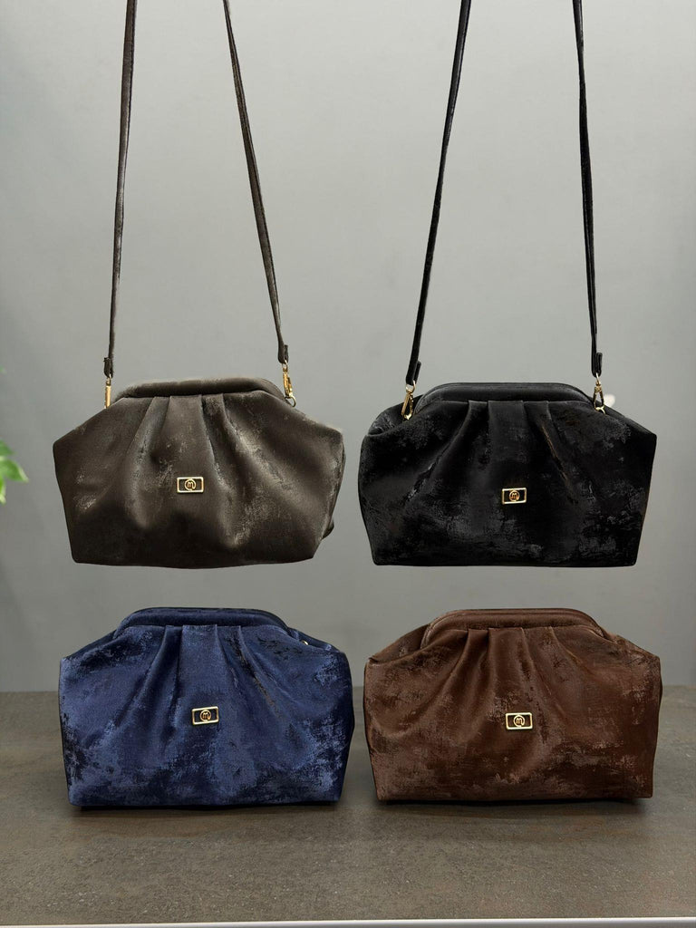 Diva Kadife Kumaş Kadın Portföy Çanta