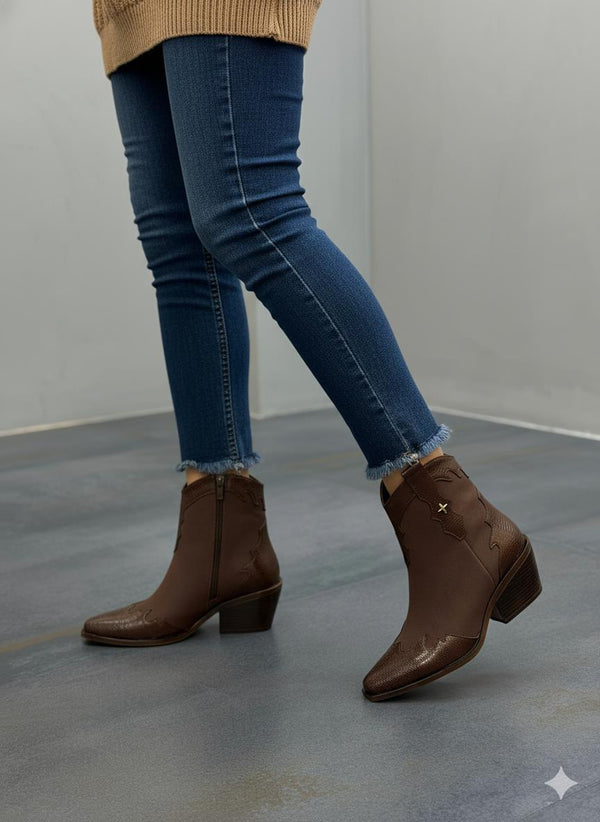 Diva Kahve Süet Kadın Günlük Bot