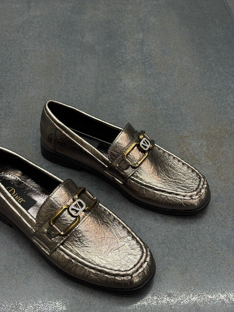 Diva Platin Cilt Kadın Günlük  Ayakkabı