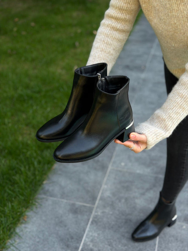 Diva Siyah Rustik Kadın Günlük Bot