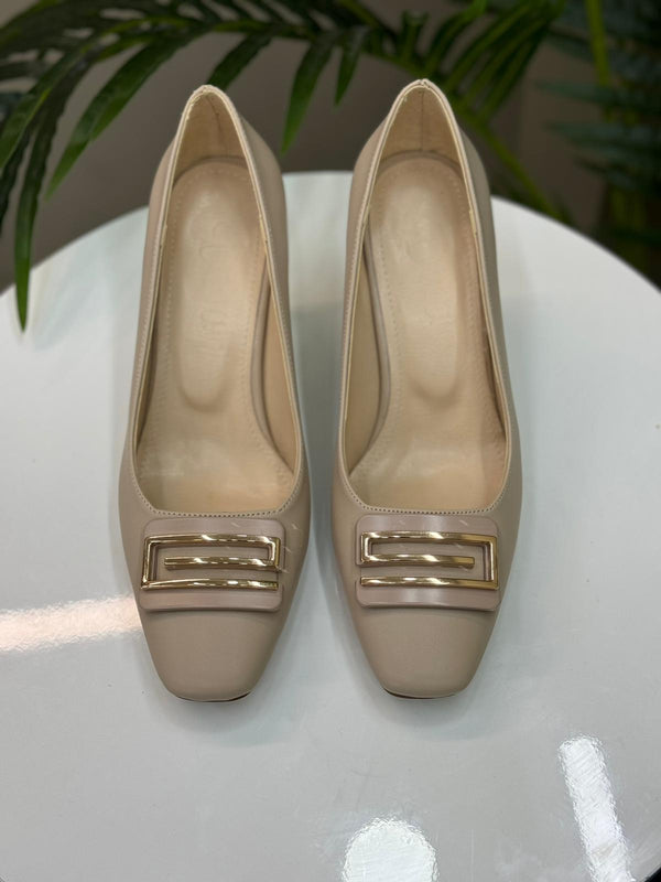 Diva Ten Cilt Topuklu Kadın Topuklu Ayakkabı