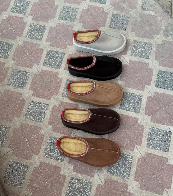 Diva Vizon Süet Yünlü Kadın Günlük Terlik