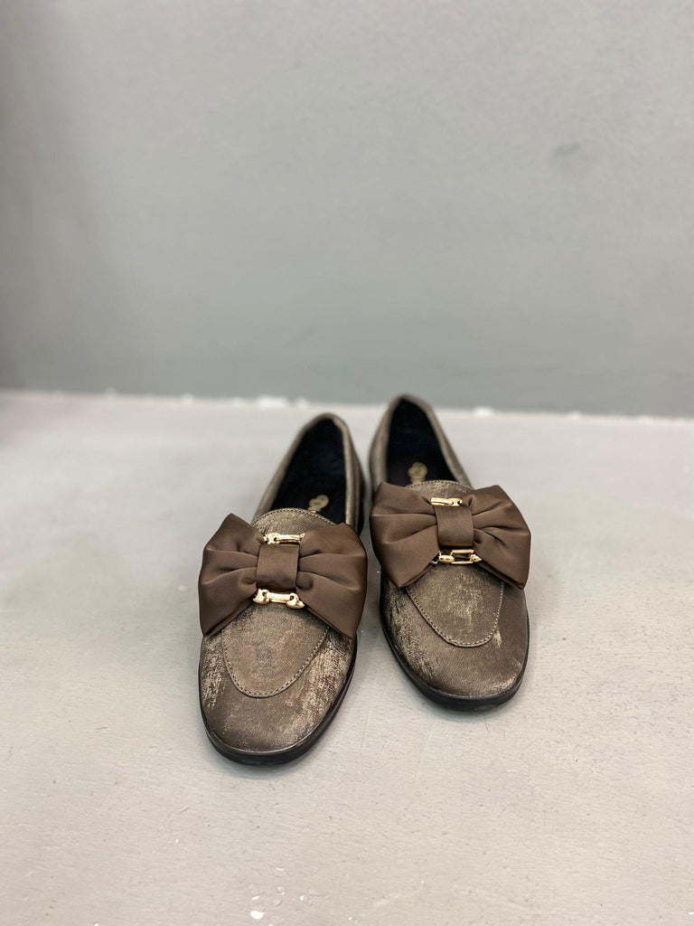 Füme Tuvin Kumaş Kadın Günlük Babet