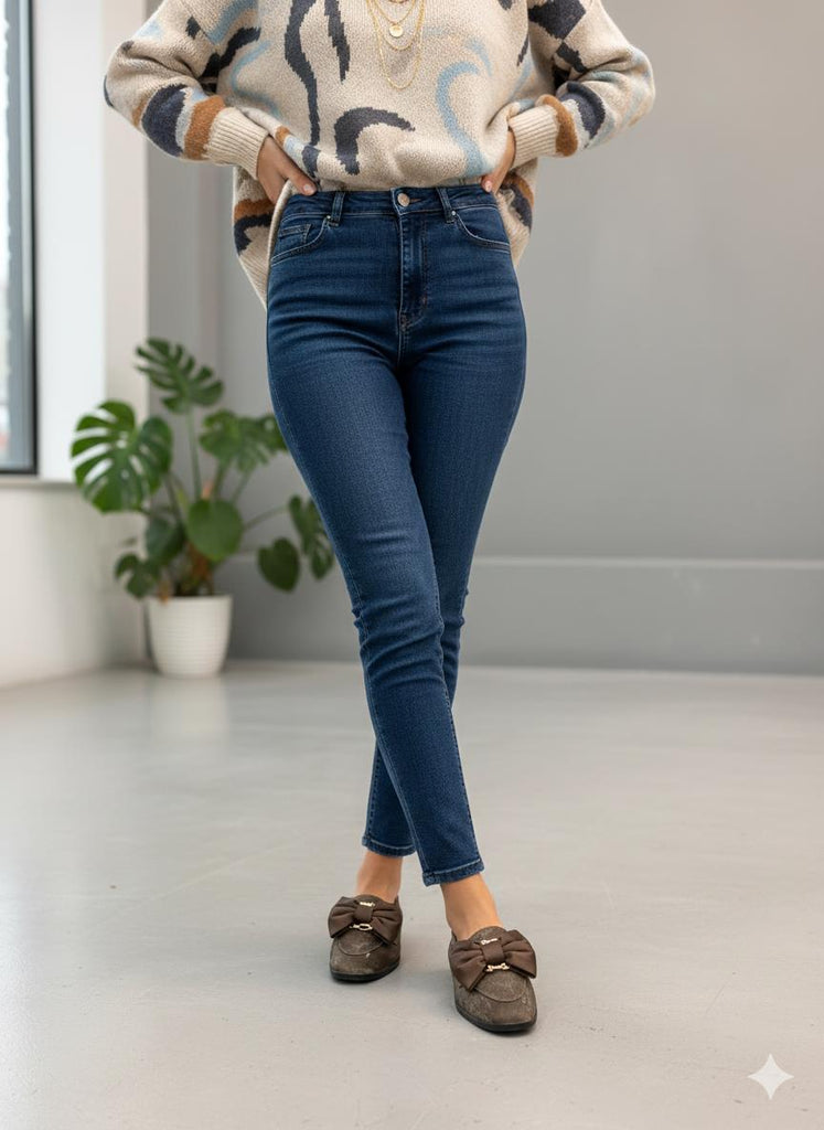 Füme Tuvin Kumaş Kadın Günlük Babet