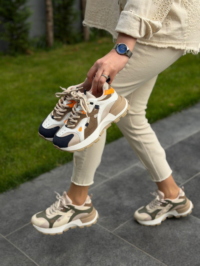 Lacivert Multi Bağcıklı Kadın Günlük Spor