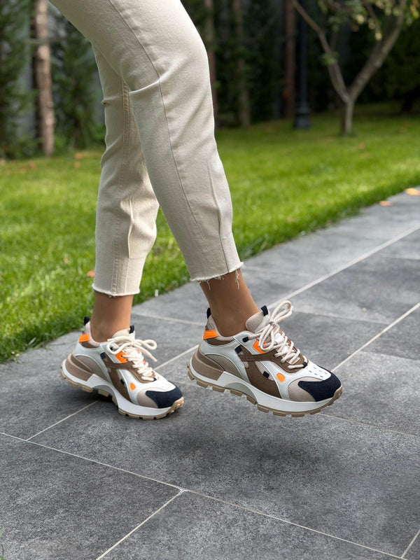 Lacivert Multi Bağcıklı Kadın Günlük Spor