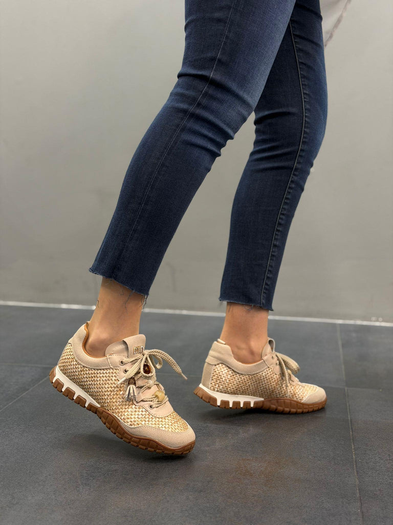 LİYA Vizon Örgü Kumaş Bağcıklı Kadın Spor