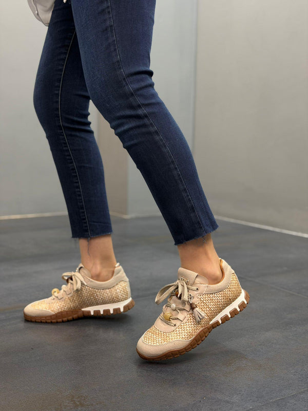 LİYA Vizon Örgü Kumaş Bağcıklı Kadın Spor