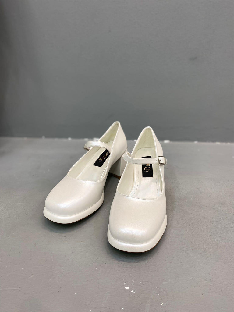 Sedef Cilt Topuklu Kadın Günlük Ayakkabı