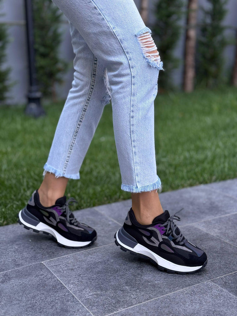 Siyah Multi Kadın Günlük Spor Ayakkabı