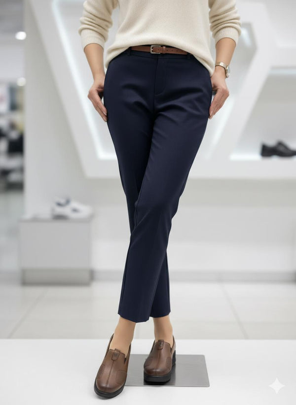 Vizon  Deri Ortopedik Kadın Günlük Ayakkabı