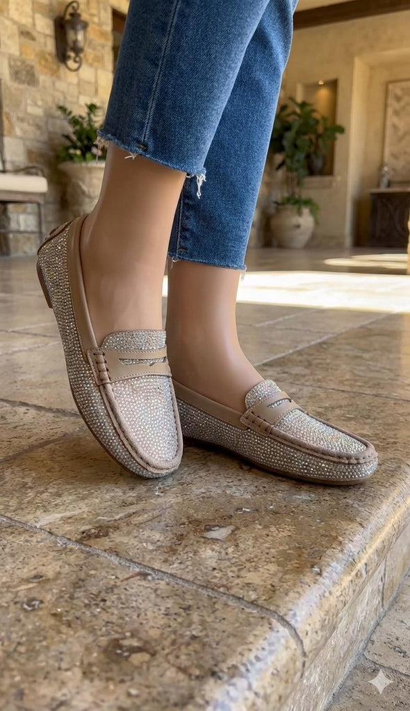 Vizon Taşlı Kadın Günlük Babet ARİA