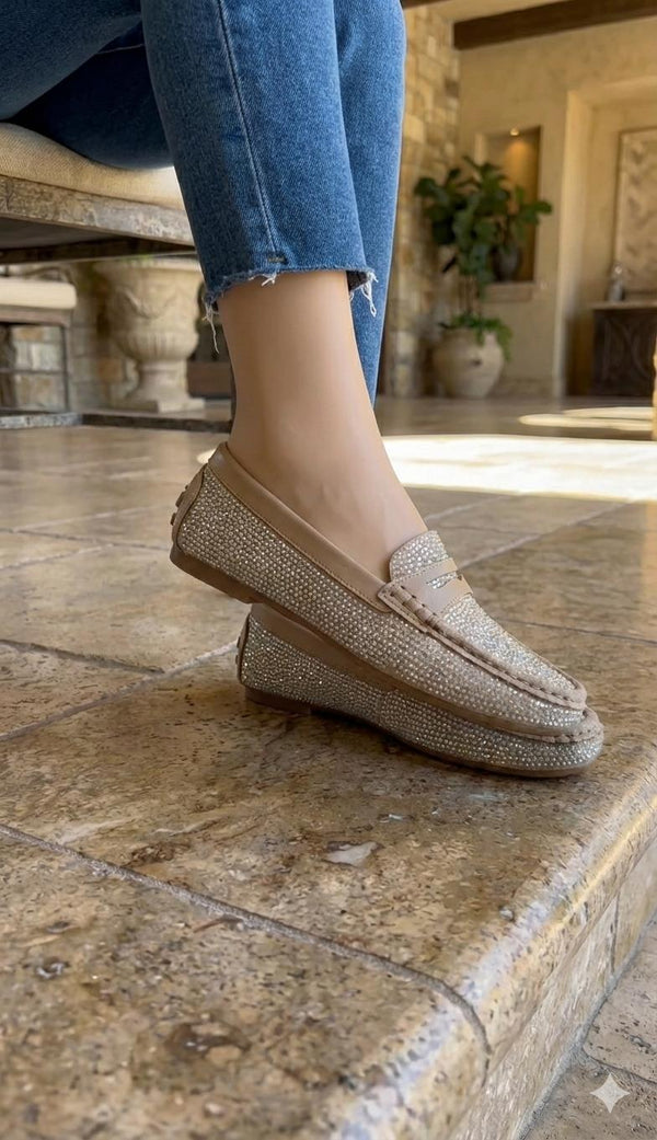 Vizon Taşlı Kadın Günlük Babet ARİA